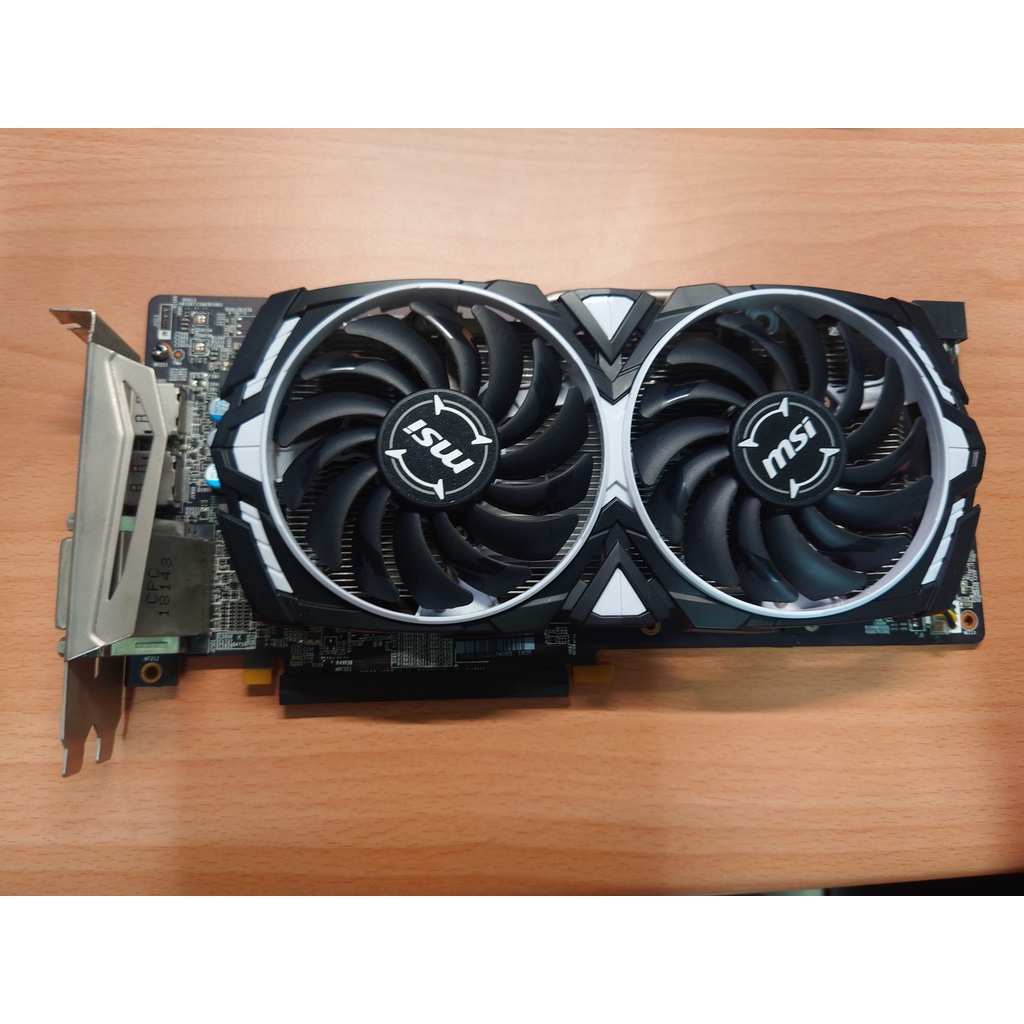 二手MSI RX580 8G 無盒 台南可面交