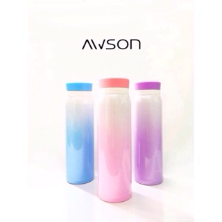 AWSON 304彩漾超輕量真空保溫/保冷杯480ml(AS-M82) 三色可選(薰衣草紫/櫻花粉/晴空藍)