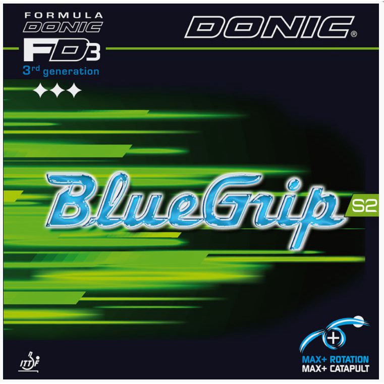 『良心桌球小舖』Donic BlueGrip S2 黏性膠面+蛋糕海綿