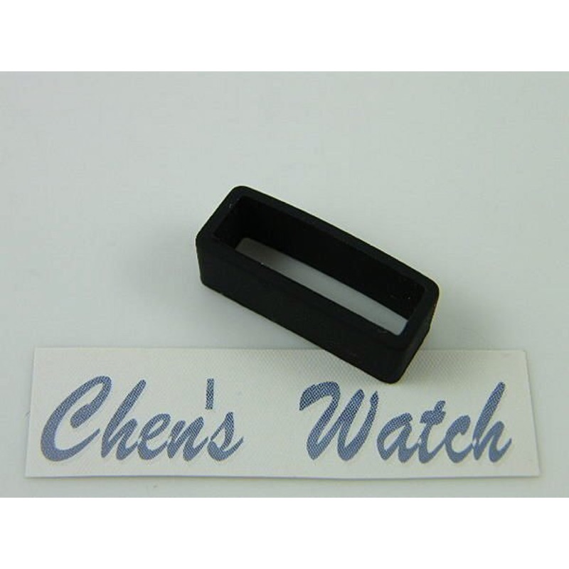 錶帶屋 『獨家銷售』14mm 16mm18mm 20mm 22mm 24mm 26mm黑色 白色矽膠錶帶圈錶帶固定環