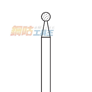 966.130 [附發票] 鑽石輪 頭徑3.0mm B 3mm柄