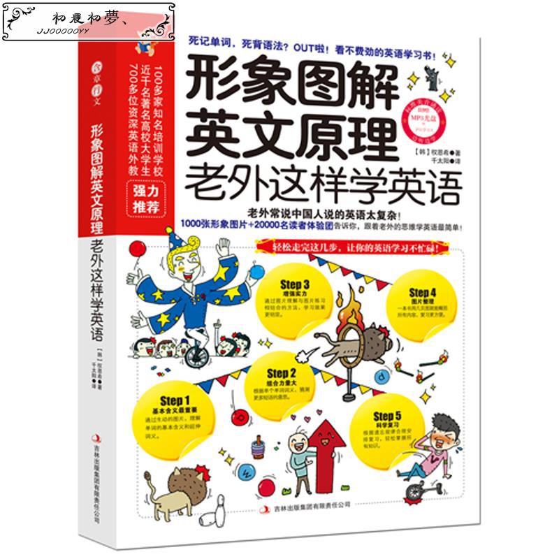 國際范 正版形象圖解英文原理老外這樣學英語圖像文字左右腦開發動詞介詞常用語并能靈活運用零基礎學英語英語書 蝦皮購物