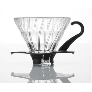 《July Coffee》HARIO VDG-01B 黑色 好握 玻璃錐形濾杯 V60 1-2杯份 日本製 公司貨