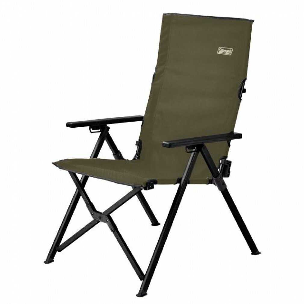 【Coleman】秋冬限定 LAY躺椅橄欖綠輕鬆摺疊長椅CM-33808 雙人露營椅折疊情人椅戶外雙人椅野營必備用品