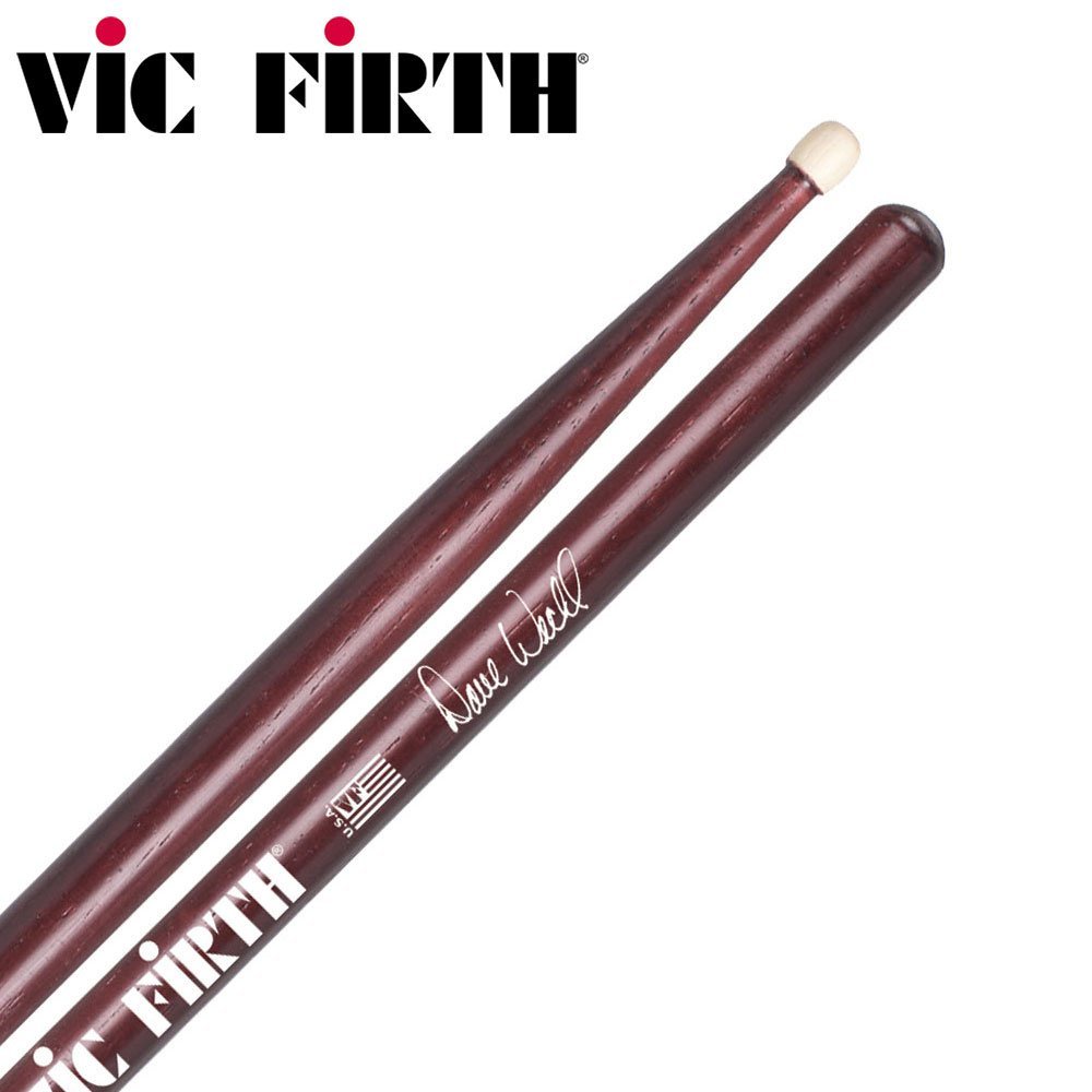 Vic Firth SDW Dave Weckl 簽名款 深紅色 胡桃木 鼓棒 公司貨【宛伶樂器】