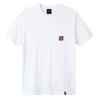 HUF SEMITROPIC POCKET TEE WHITE 短T 白【A-KAY0 5折】【TS00711WHIT】