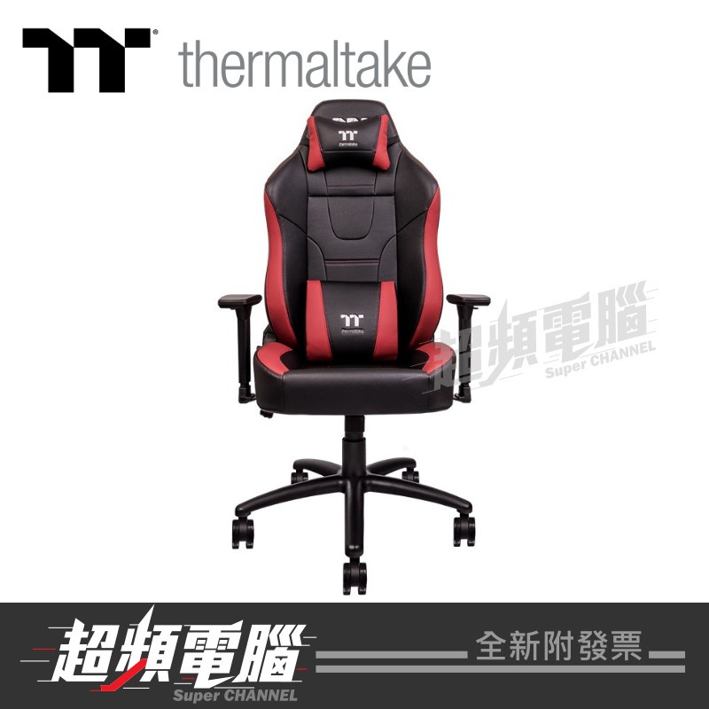 【超頻電腦】曜越 U Comfort 黑紅專業電競椅(GGC-UCO-BRLWDS-01)