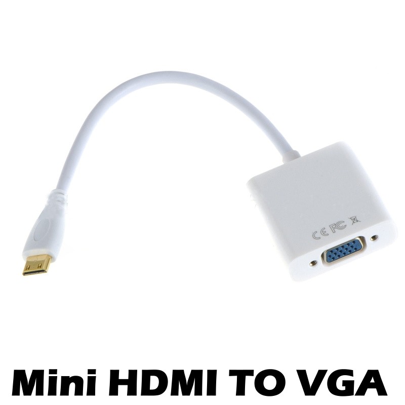 Mini HDMI TO VGA 轉接線 螢幕轉接線