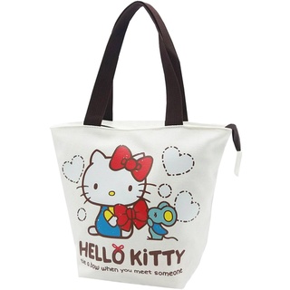 Hello Kitty帆布餃型手提袋【台灣正版現貨】