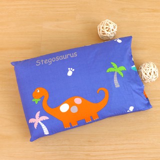 鴻宇 兒童乳膠枕 恐龍公園藍 防蹣抗菌 美國棉授權品牌