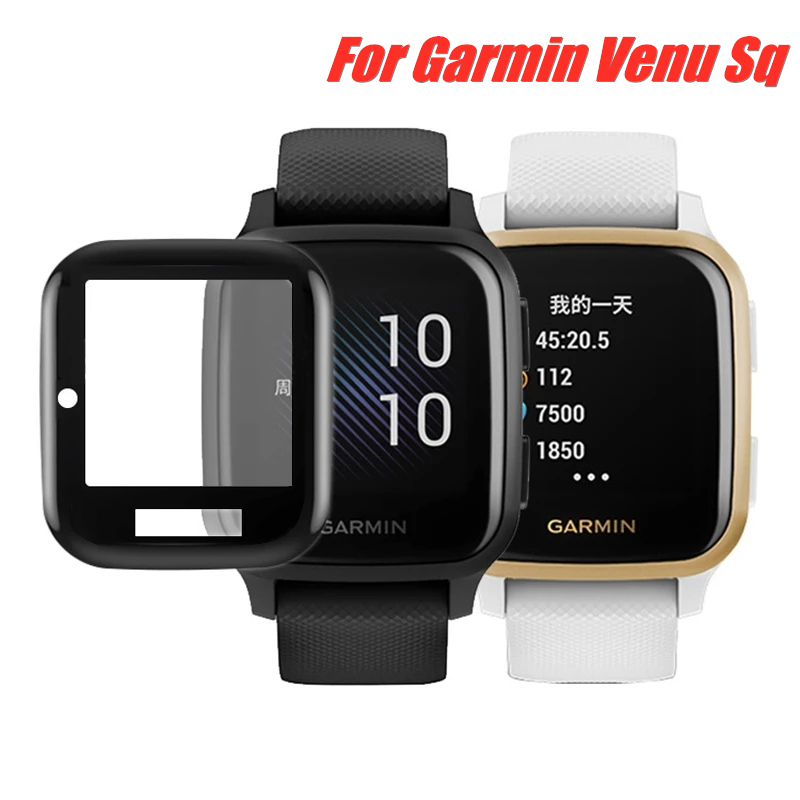 佳明 Garmin Venu Sq 3D屏幕保護貼 全覆蓋 軟膜 保護膜 複合材料