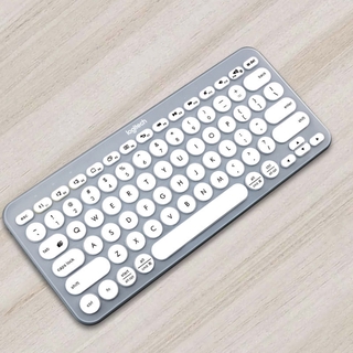 羅技k380彩繪彩色鍵盤保護膜矽膠防塵防水鍵盤保護膜