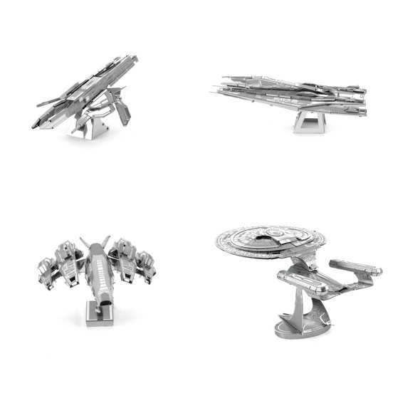 3D 金屬模型拼圖 星際迷航 星艦迷航記 Star Trek 質量效應 一套八款 現貨