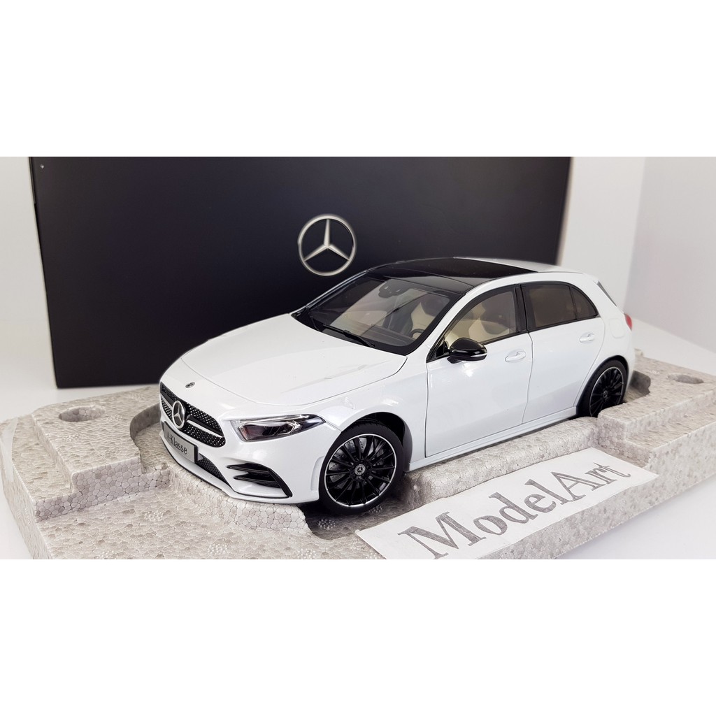 【模型車藝】1/18 賓士原廠 Norev Mercedes-Benz A-Class 2018(W177)白 絕版現貨