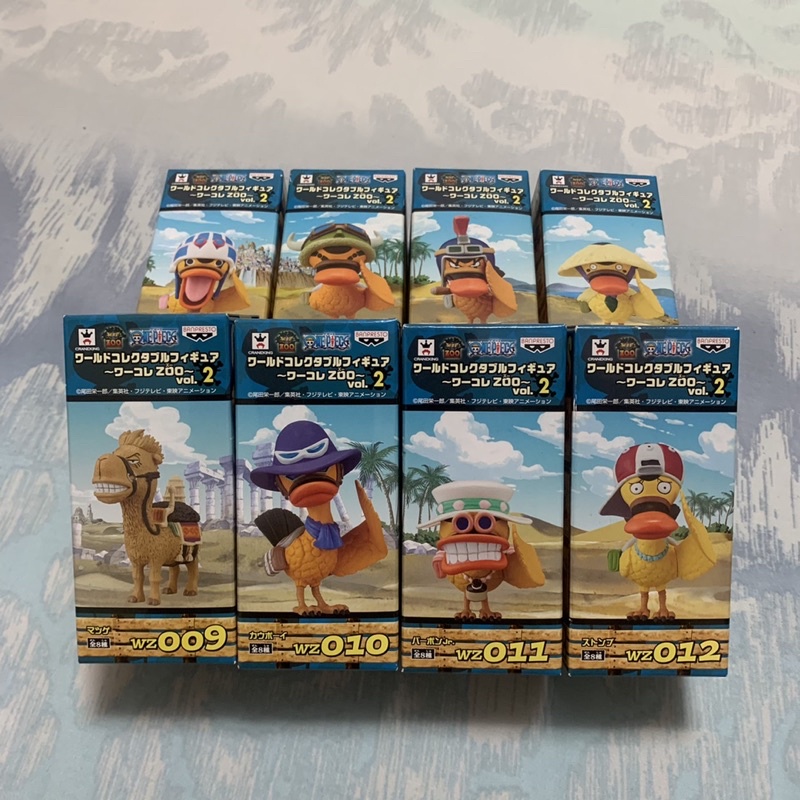 日空版金證海賊王wcf 動物篇zoo Vol 2 快跑鴨跑得快大全8款 蝦皮購物
