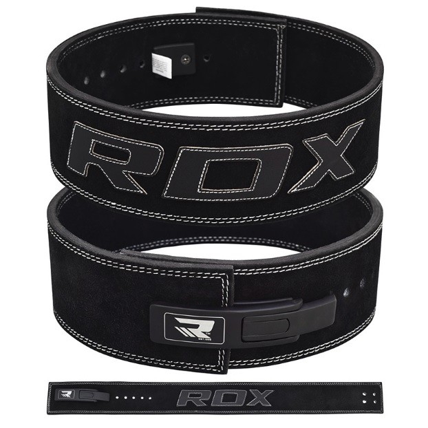 RDX 10mm 快扣腰帶 黑色M號 健⾝ 健美 健力 舉重 重訓腰帶