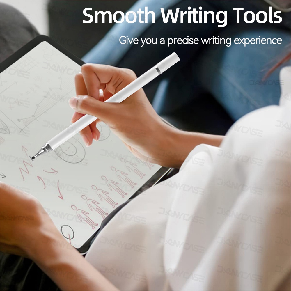 高品質 2 合 1 通用手寫筆繪圖板電容式觸摸屏智能鉛筆適用於 iOS Android iPad A190