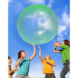 透明泡泡球 充氣球 吹氣球 bubble ball 創意兒童玩具 彈力球送吹管