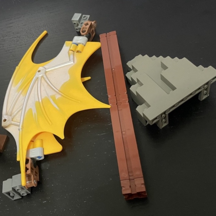 LEGO樂高 絕版中古零件 城堡零件 龍翅膀