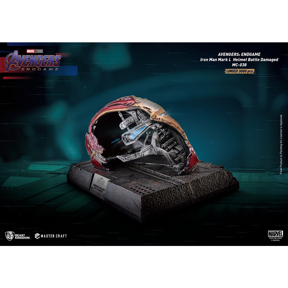 《野獸國》MC-038 復仇者聯盟 ：終局之戰 極匠系列 馬克50頭盔 戰損版