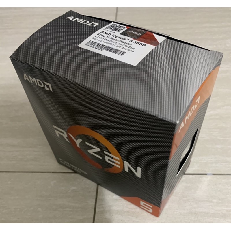 全新搭機品 AMD Ryzen R5-3600 處理器