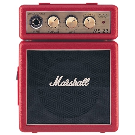 全韻音樂社 - Marshall MS-2R 迷你 電吉他 音箱 紅色