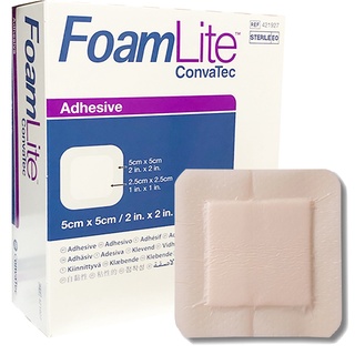 康威 FoamLite (盒裝10片組) 輕柔矽膠泡棉敷料 5x5cm - ”康威”輕柔矽膠泡棉敷料(滅菌)