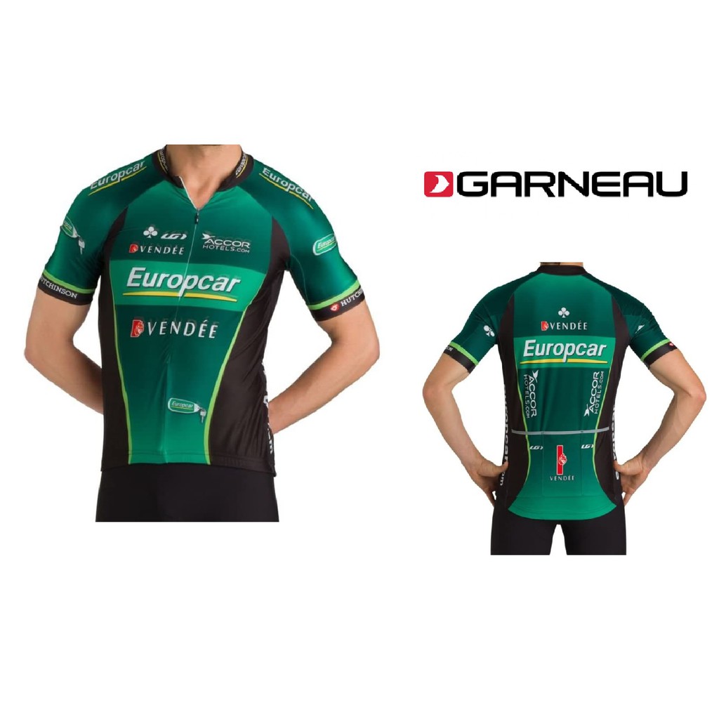 【精選特賣】LOUIS GARNEAU EUROPCAR JERSEY 男款 自行車 復刻版 車隊版 短袖 車衣 綠色