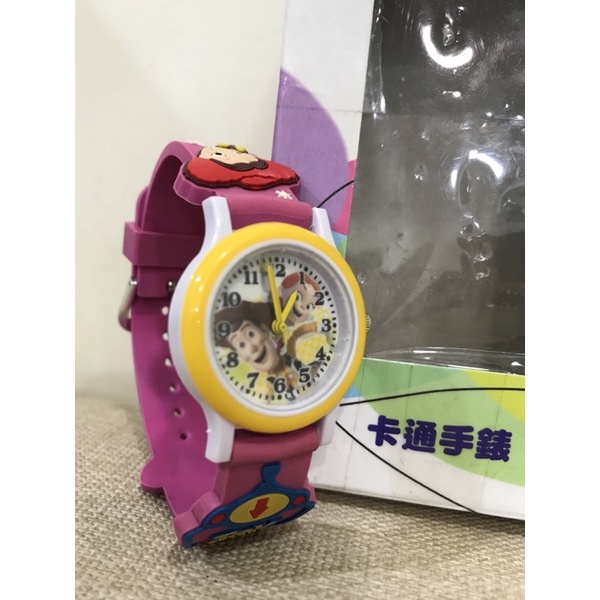 《正版》迪士尼卡通手錶 玩具總動員 兒童手錶 胡迪 Disney 石英指針錶芯 時尚卡通手錶 手錶 數字女錶 台灣製