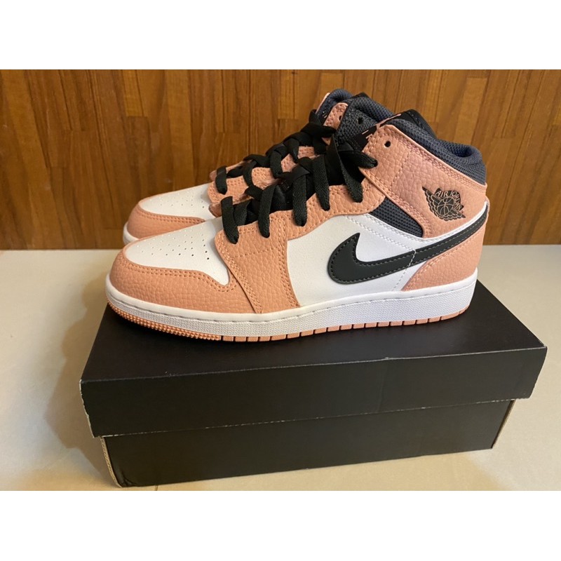 【S.M.P】Air Jordan 1 Mid GS “Pink Quartz 粉色 櫻花粉 女鞋 555112-603