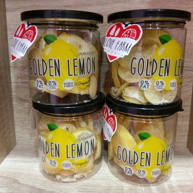 #現貨 泰國【LOVE FARM】就是愛檸檬-黃金檸檬乾(120g/罐)原味/辣味