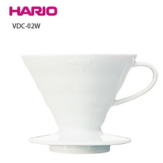 HARIO VDC-02W 白色 錐型陶瓷濾杯