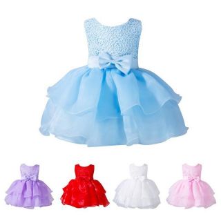 全新 轉賣 水藍色禮服洋裝 兒童洋裝婚禮小禮服 小公主蕾絲