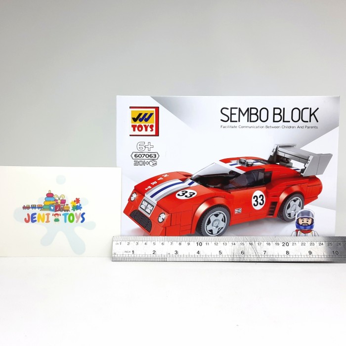Brick sembo block 賽車著名跑車跑車 607063
