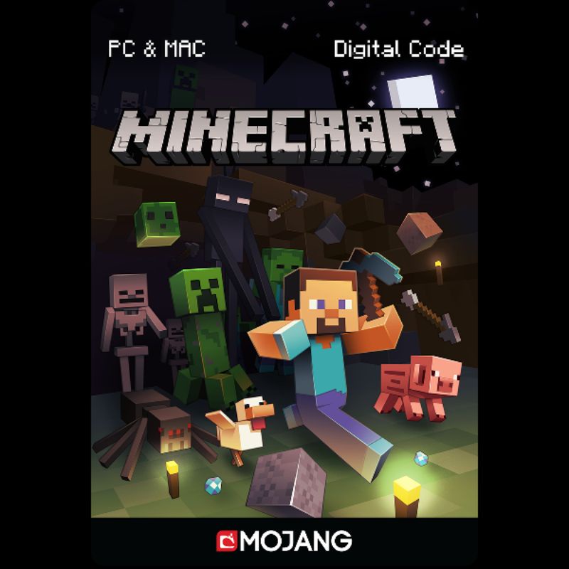 Minecraft 當個創世神 Java Edition正版序號pc 版win Mac 操作過程簡單 蝦皮購物
