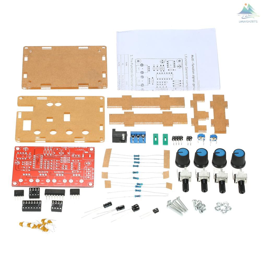 Icl8038高精度信號發生器diy套件帶殼正弦波 三角波 方波 鋸齒波發生器 蝦皮購物
