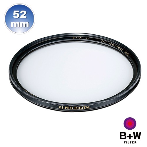 【B+W官方旗艦店】B+W XS-PRO 010 UV 52mm MRC Nano 超薄奈米鍍膜保護鏡