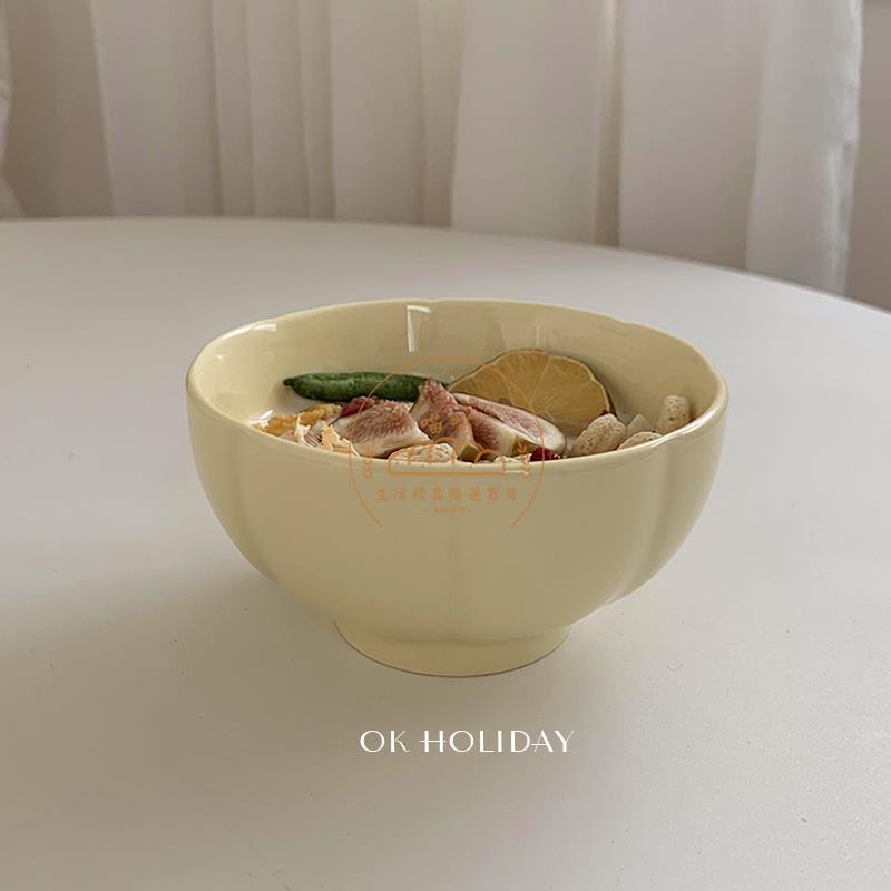 新品 韓國ins博主同款 南瓜碗 陶瓷碗 碗 米飯碗 沙拉碗 餐具