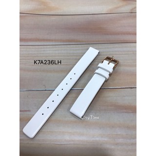 福利品NG-現貨 CK原廠錶帶 K7A236LH 白色皮帶