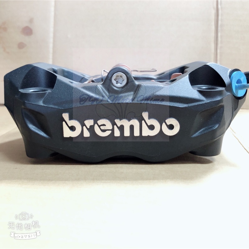 Brembo 輻射卡鉗 卡鉗 黑底銀字 非隔熱塞版本