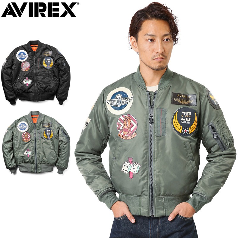 TSU 日本代購AVIREX アビレックス6152164 TOP GUN MA-1フライトジ飛行外套| 蝦皮購物