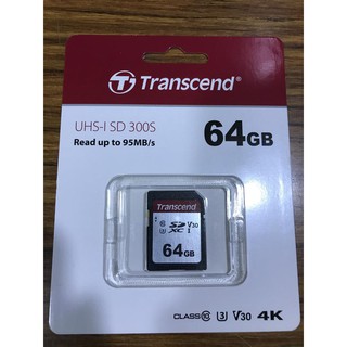 點子電腦-北投◎創見Transcend 64G UHS-I SD 300S C10 V10 記憶卡◎420元