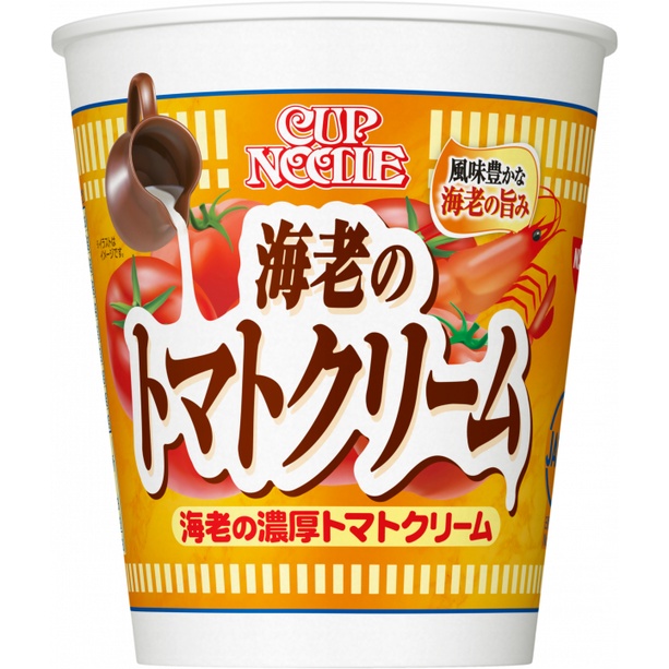 日本NISSIN 日清杯麵  期間限定系列海老濃厚蕃茄奶油 泡麵 杯麵   現貨  濃厚海老番茄 辣炒雞風味