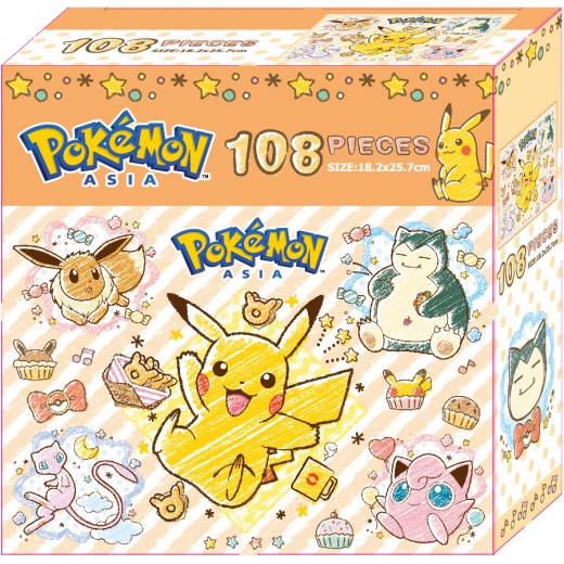 Pokemon 寶可夢 -  108片盒裝拼圖(B)_京甫