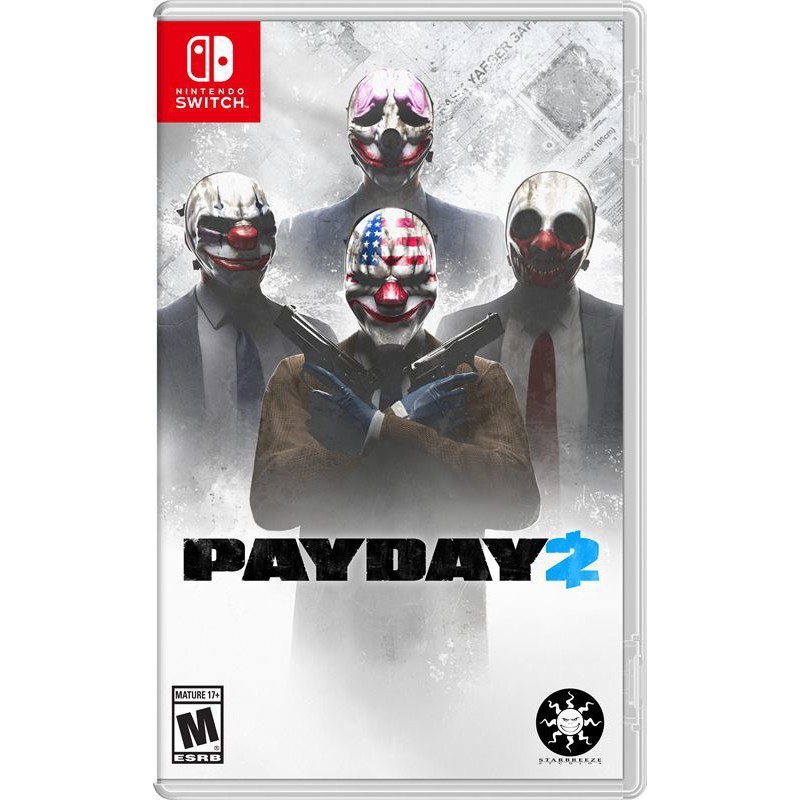 【二手遊戲】任天堂 SWITCH NS 劫薪日2 PAYDAY2 英文版 外盒無封面【台中恐龍電玩】