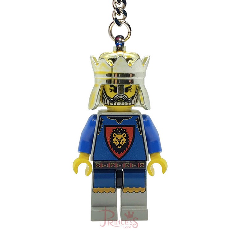 公主樂糕殿 LEGO 樂高 3923 2000年 騎士王國I 城堡 國王 獅子王 鑰匙圈 Key Chain A374