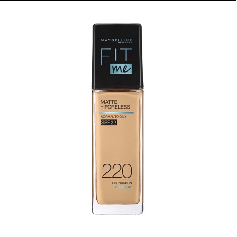 MAYBELLINE媚比琳FIT ME反孔特霧粉底液 SPF22 220