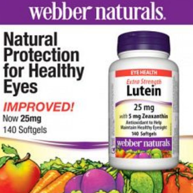 (預售中）🇨🇦175顆裝Webber Naturals 葉黃素 Lutein 25mg