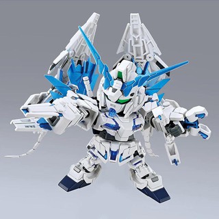 啟越201 SD BB Q版 完美獨角獸 鋼彈 全裝備 終極版 戰斧+貓爪+爪炮+盾牌+尾巴 可變形 爆甲 組裝模型