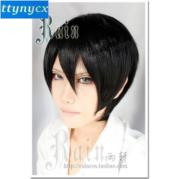 全新現貨 藤原尊七瀨遙云雀恭彌黑色cosplay假發司波達也cosplay 蝦皮購物